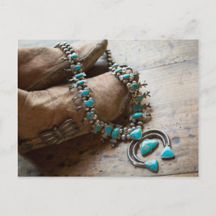 Carte Postale Collier à vendre, Père Noël Fe, Nouveau-Mexique. U