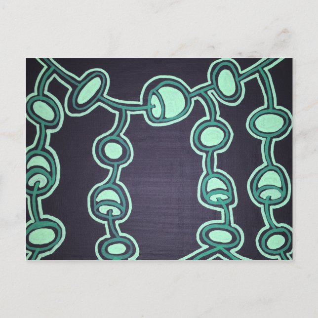 Carte Postale Collier et perles (Devant)