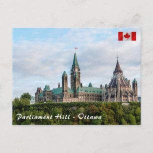 Carte Postale Colline du Parlement à Ottawa - Ontario, Canada