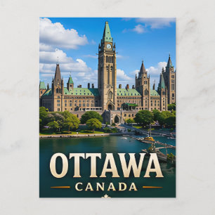 Carte Postale Colline du Parlement et patrimoine canadien d'Otta