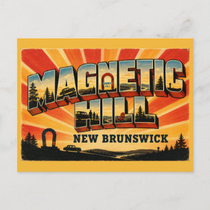Carte Postale Colline magnétique Illusion d'optique du Nouveau-B