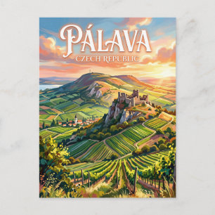 Carte Postale Collines de Pálava République tchèque