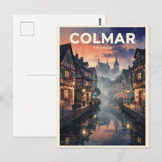 Carte Postale Colmar France Voyage Rétro