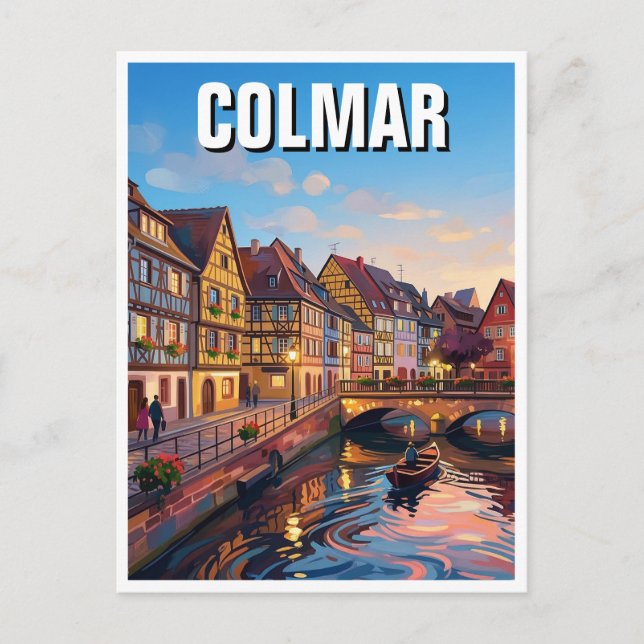 Carte Postale Colmar Little Venice (Devant)