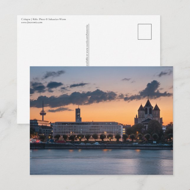 Carte Postale Cologne Allemagne (Devant / Derrière)