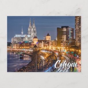 Carte Postale Cologne, Allemagne