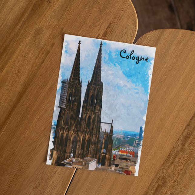 Carte Postale Cologne cathédrale Allemagne Voyage (cologne germany kölner dom postcard)