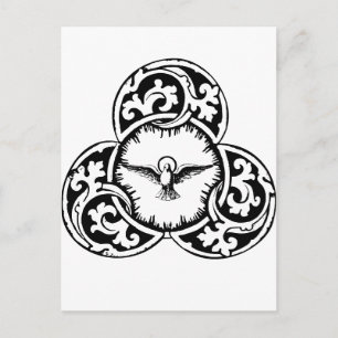 Carte Postale Colombe du Saint-Esprit symbole chrétien