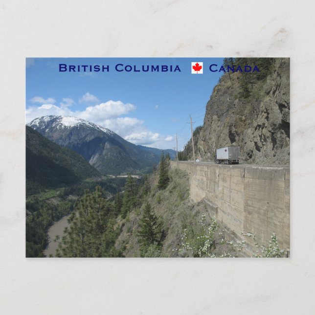 Carte Postale Colombie-Britannique Canada (Devant)