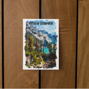 Carte Postale Colombie-Britannique Canada Mountain View