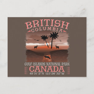 CARTE POSTALE COLOMBIE-BRITANNIQUE CANADA - PARC DES ÎLES DU GOL
