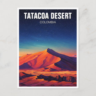Carte Postale Colombie Tatacoa Desert Nuit Voyage