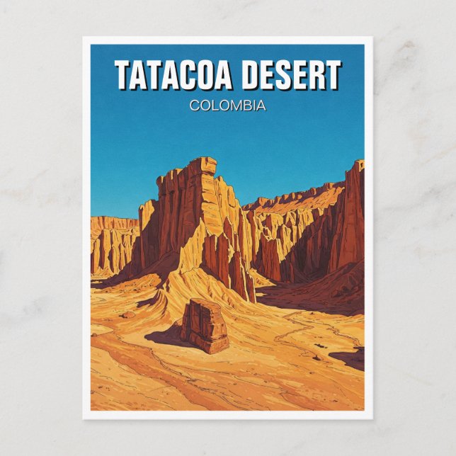 Carte Postale Colombie Tatacoa Desert Travel (Devant)