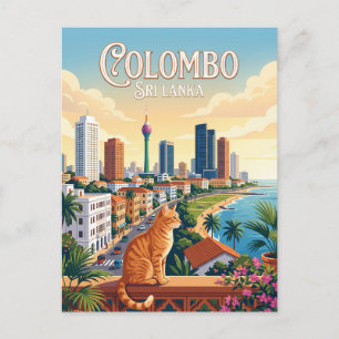 Carte Postale Colombo Sri Lanka
