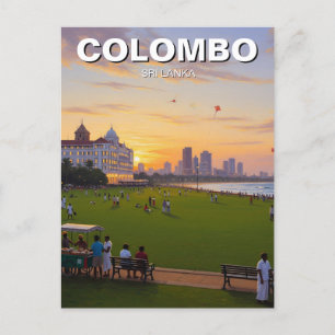 Carte Postale Colombo Sri Lanka