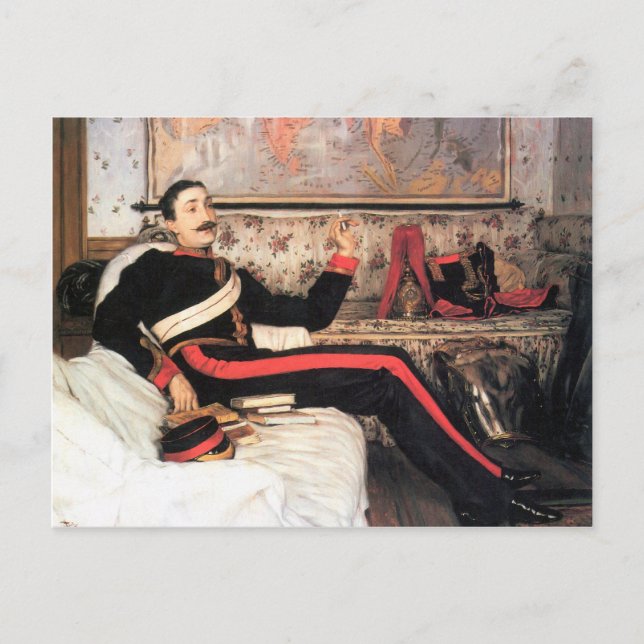 Carte Postale Colonel Frederick Gustavus Burnaby par James Tisso (Devant)