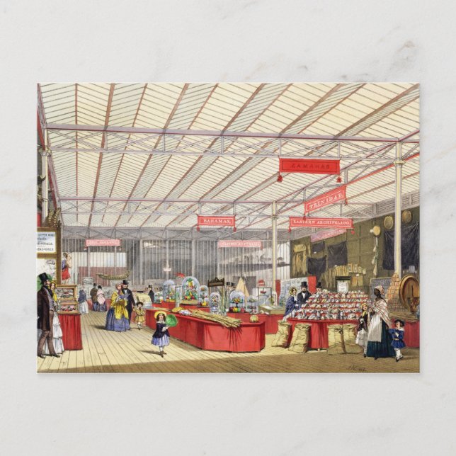 Carte Postale Colonial Produce in the Great Exhibition de 1851, (Devant)