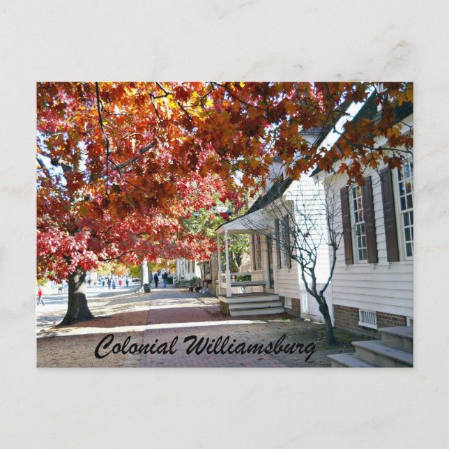 Carte Postale Colonial Williamsburg (Devant)
