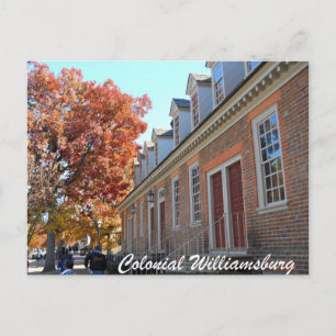 Carte Postale Colonial Williamsburg