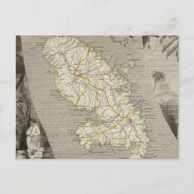 Carte Postale Colonies françaises Martinique (Devant)