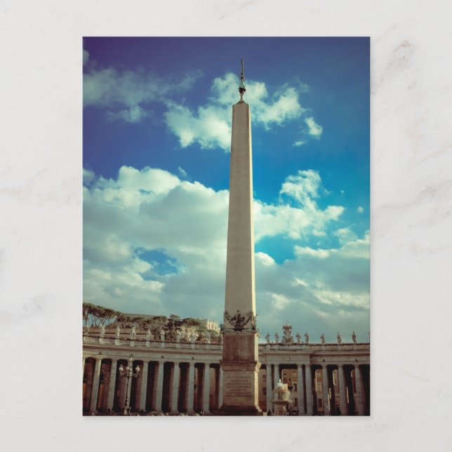 Carte Postale Colonne de la ville du Vatican (Devant)