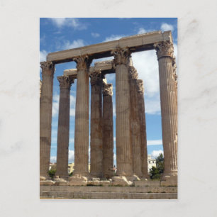 Carte Postale colonne de zeus olympien