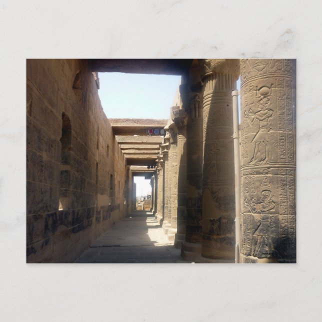 Carte Postale colonne philae (Devant)