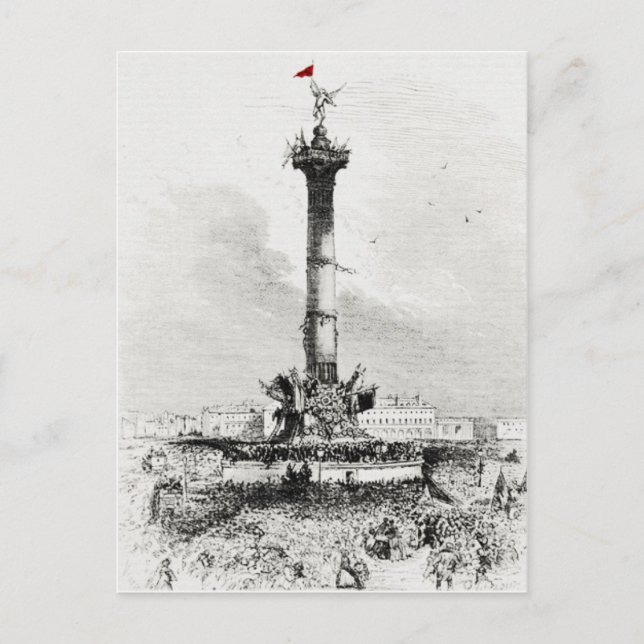 Carte Postale Colonne, Place de la Bastille, Paris (Devant)