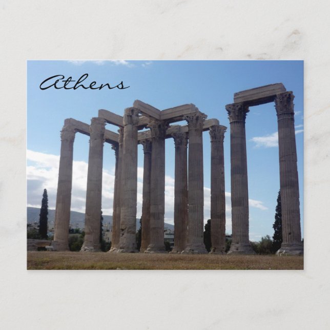 Carte Postale colonnes de zeus (Devant)