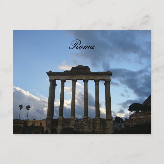 Carte Postale colonnes du forum (Devant)