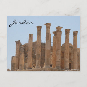 Carte Postale colonnes romaines jerash