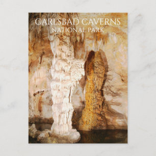 Carte Postale Colonnes Stalactites Stalagmites  Carlsbad Caverns