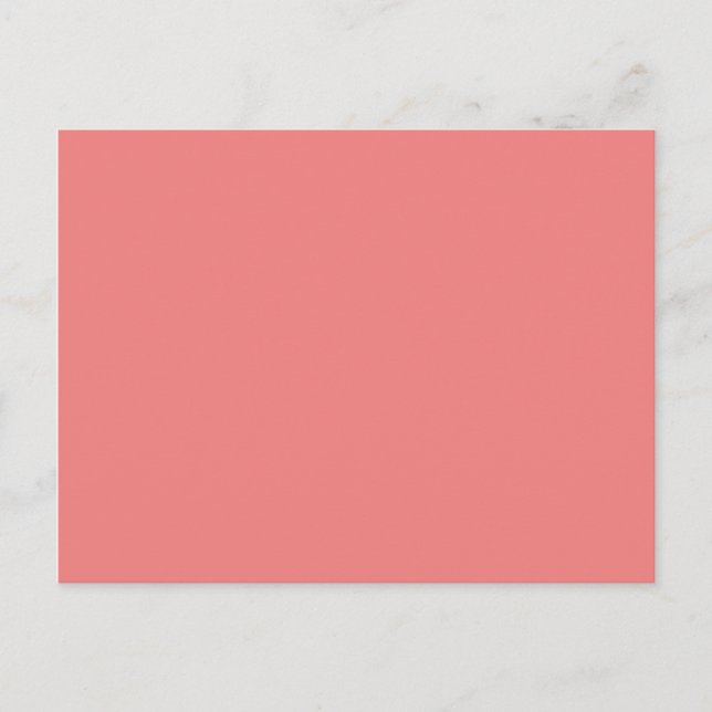 Carte Postale color light coral (Devant)
