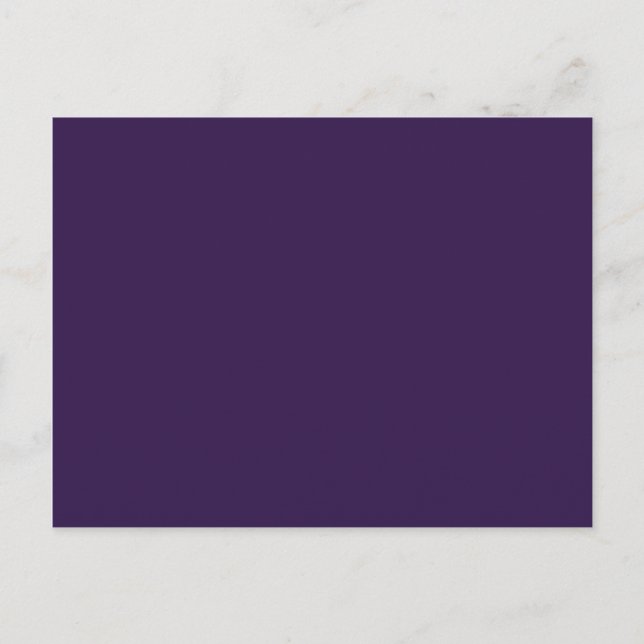 Carte Postale color Russian violet (Devant)