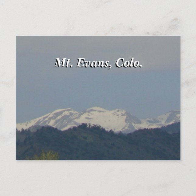 Carte Postale Colorado (Devant)