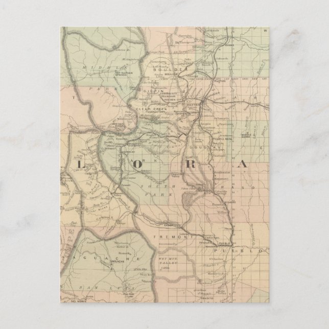 Carte Postale Colorado (Devant)