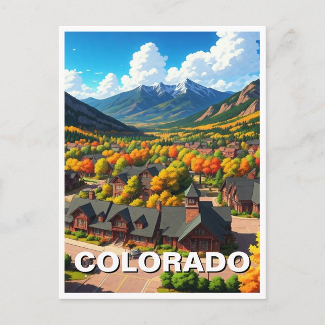 Carte Postale Colorado à l'automne (Devant)