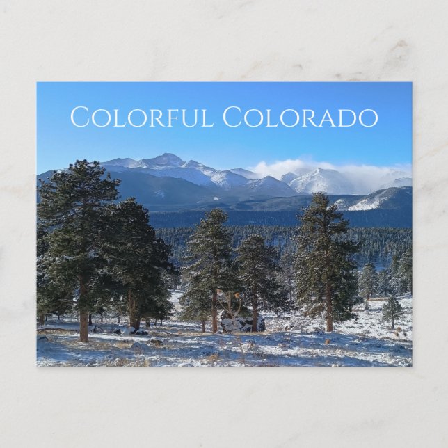 Carte Postale Colorado Colorado Longs Peak Rocky Mtn Natl Park (Devant)