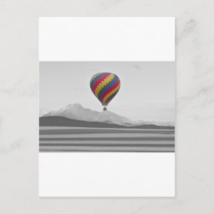 Carte Postale Colorado coloré Hot Air Balloon et Longs
