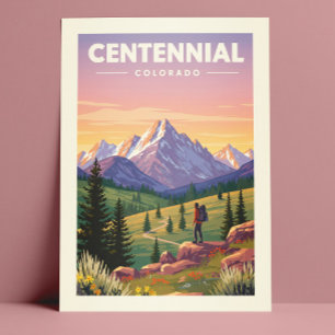 Carte Postale Colorado du centenaire vintage