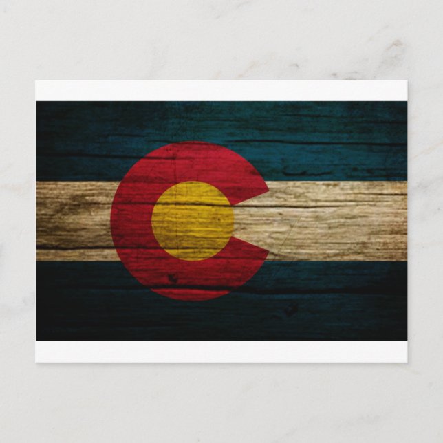 Carte Postale Colorado Flag (Devant)