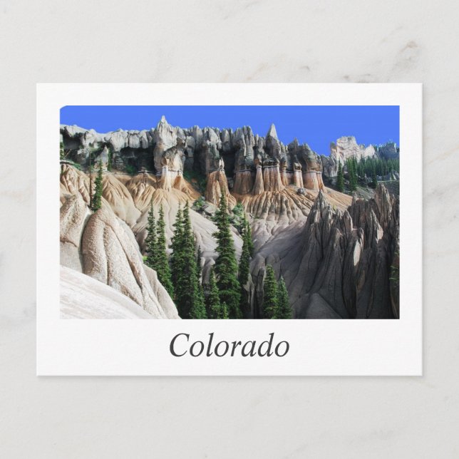 Carte Postale colorado hoodoos (Devant)
