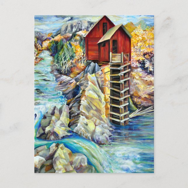 Carte Postale Colorado Paysage pittoresque, Usine Crystal Old (Devant)