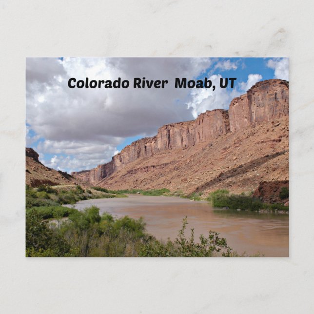 Carte Postale Colorado River, Moab, UT (Devant)