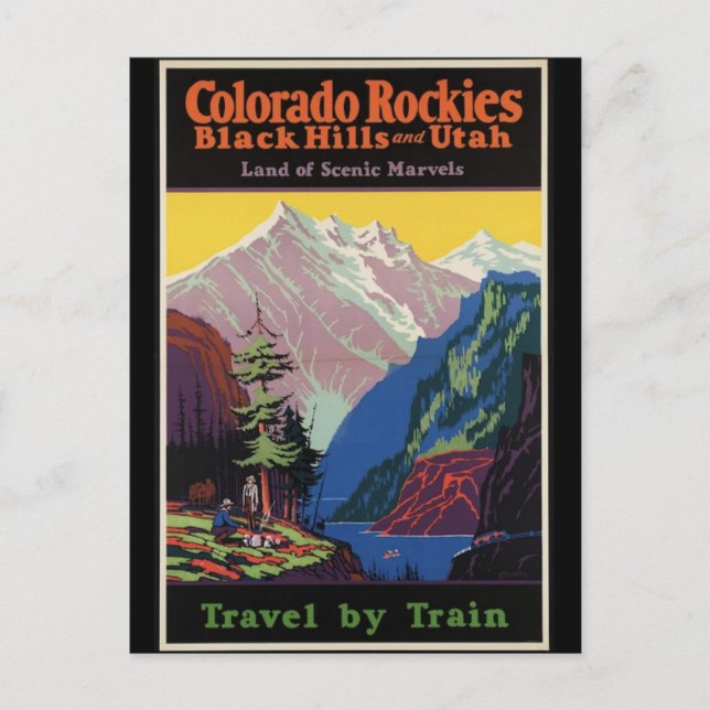 Carte Postale Colorado rockies (Devant)