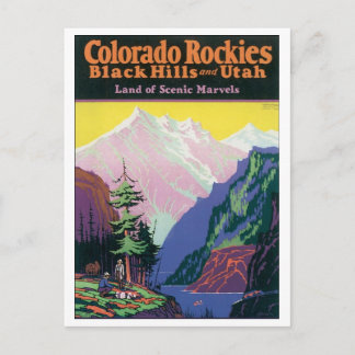 Carte Postale Colorado Rockies Black Hills et Utah