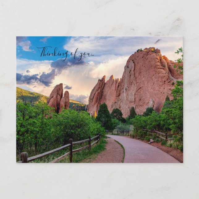 Carte Postale Colorado South Gateway Matin Penser À Vous (Devant)