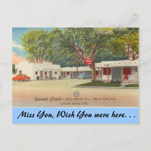 Carte Postale Colorado, Sunset Court