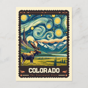 Carte Postale Colorado Vincent Van Gogh inspiré