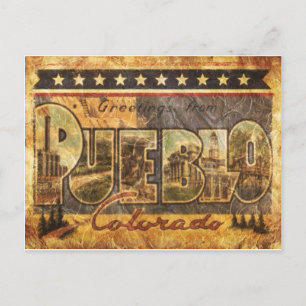 Carte postale Colorado vintage Look